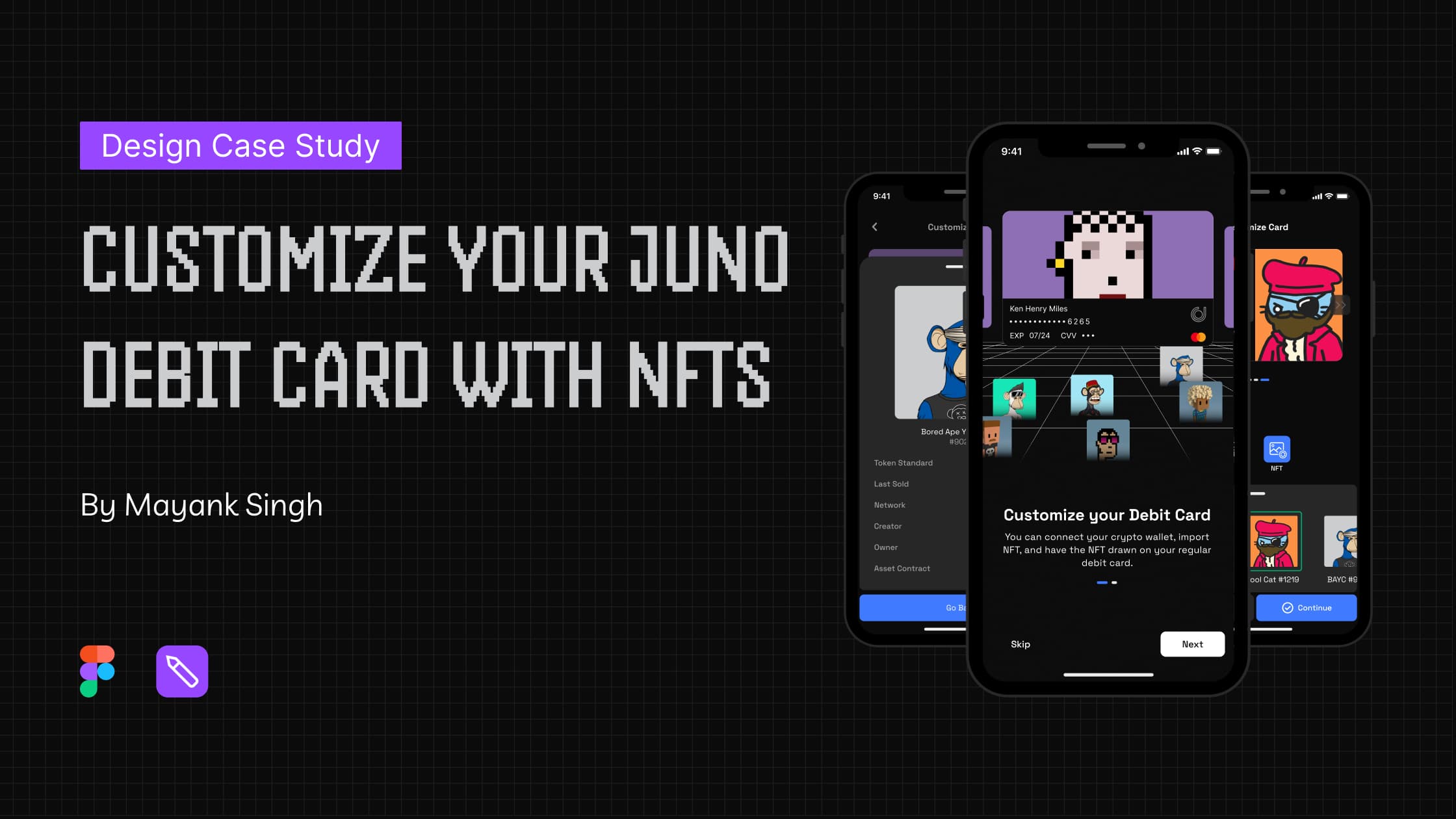 Juno debit card NFT case study cover